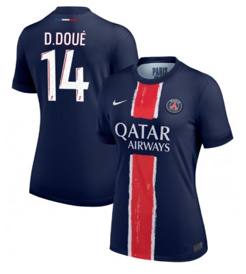 Paris Saint-Germain Desire Doue #14 Hemmatröja Dam 2024-25 Kortärmad